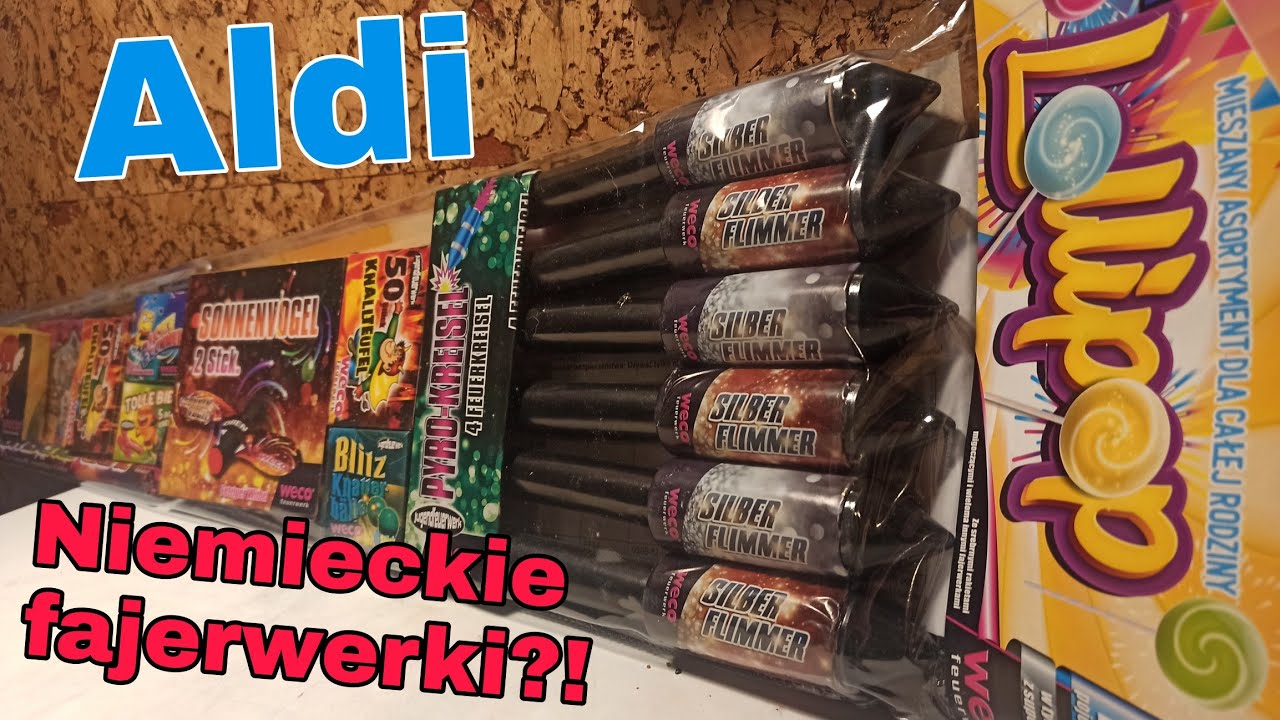 TEST DUŻEGO, SYLWESTROWEGO ZESTAWU FAJERWERKÓW Z MARKETU ALDI 💥 Lollipop od Weco za 40ZŁ