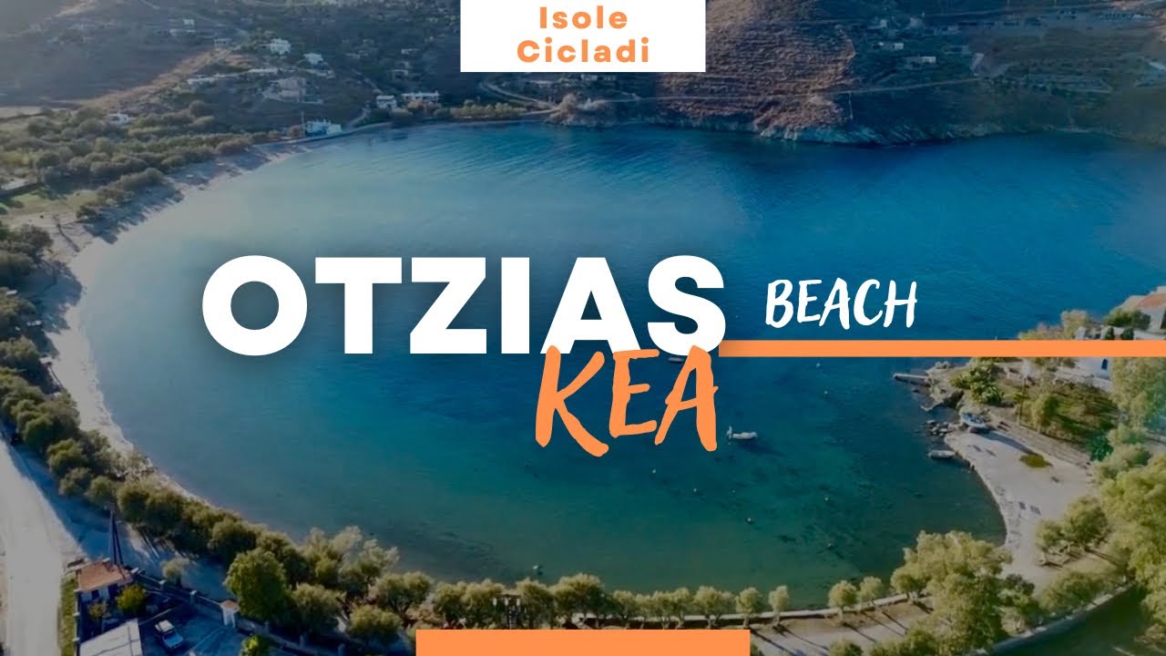 OTZIAS beach - isola di KEA (Grecia) Tzia island, isole Cicladi. FullHd video 