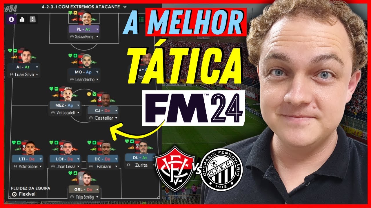 A MELHOR TÁTICA que JÁ FIZ no FM 24 | Episódio #54 | Football Manager 2024