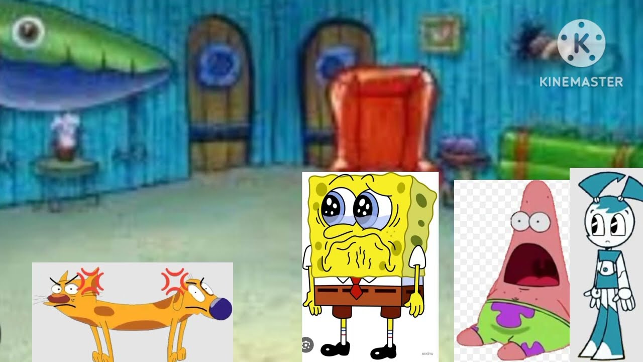 Catdog Se Portan Mal En La Casa De Bob Esponja Y Son Castigados
