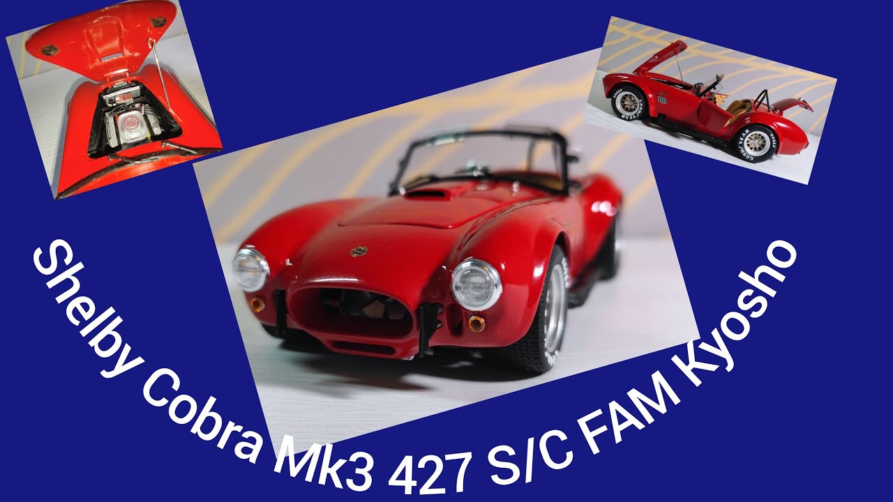 Новинка 2024 Shelby Cobra 427 SC Mk3 FAM by Kyosho