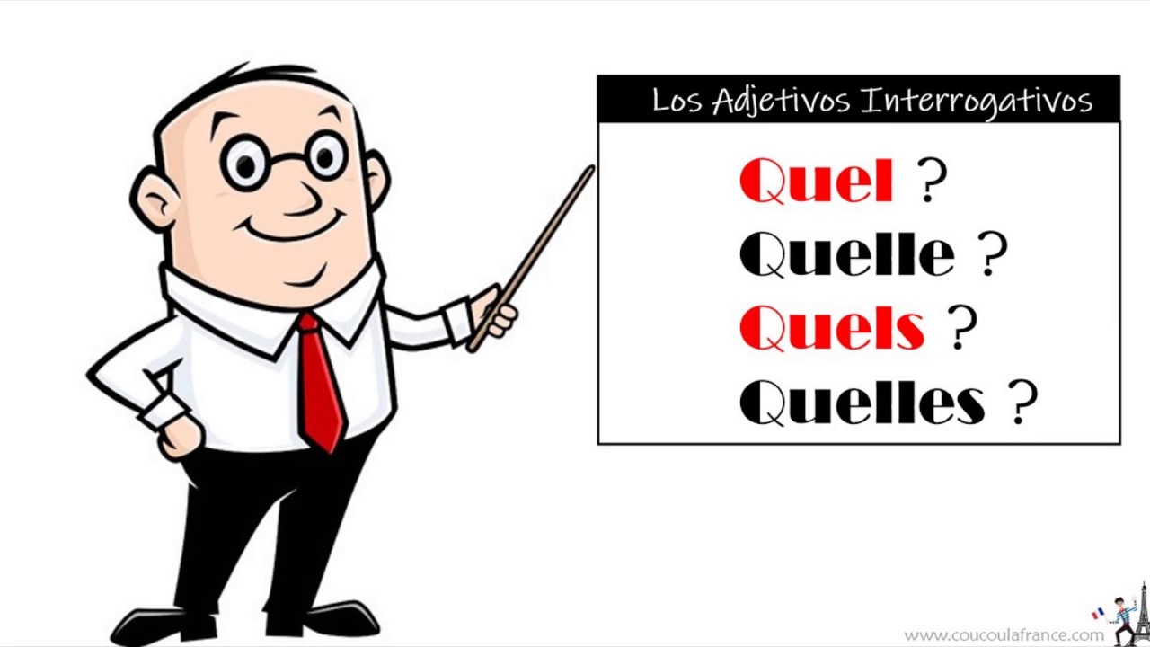 QUEL, QUELLE, QUELS, QUELLES - Les Adjectifs Interrogatifs en francés