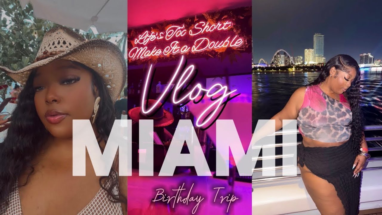 Miami VLOG| Lowkey Birthday Trip 💫✨