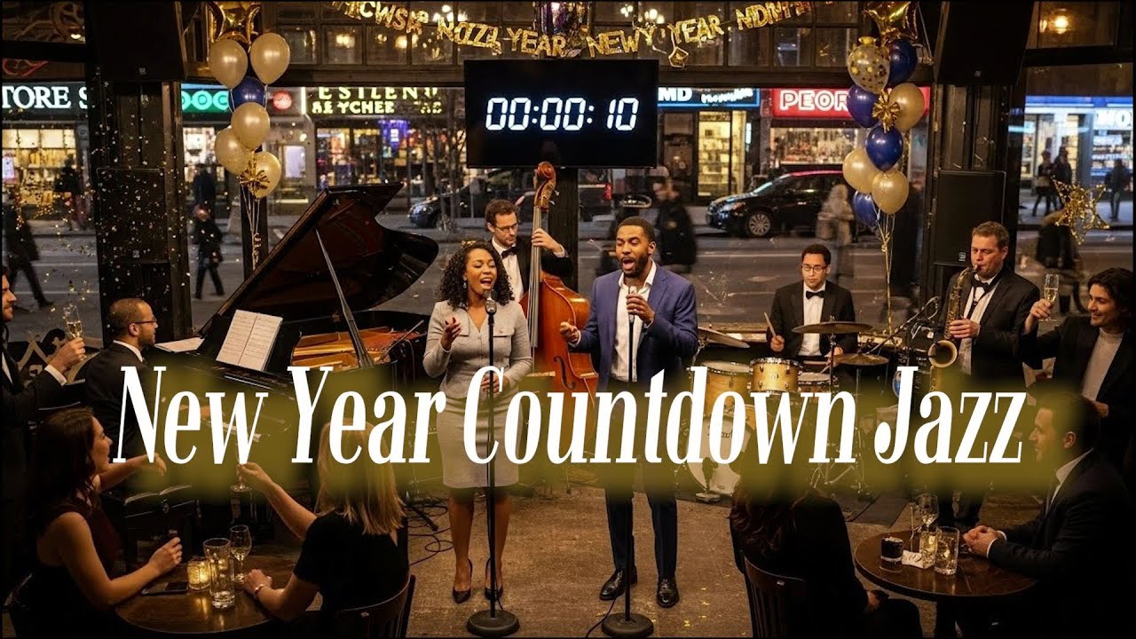 ⏳ New Year Countdown Jazz: Calm Reflections Before a New Beginning (1Hour) ⏳