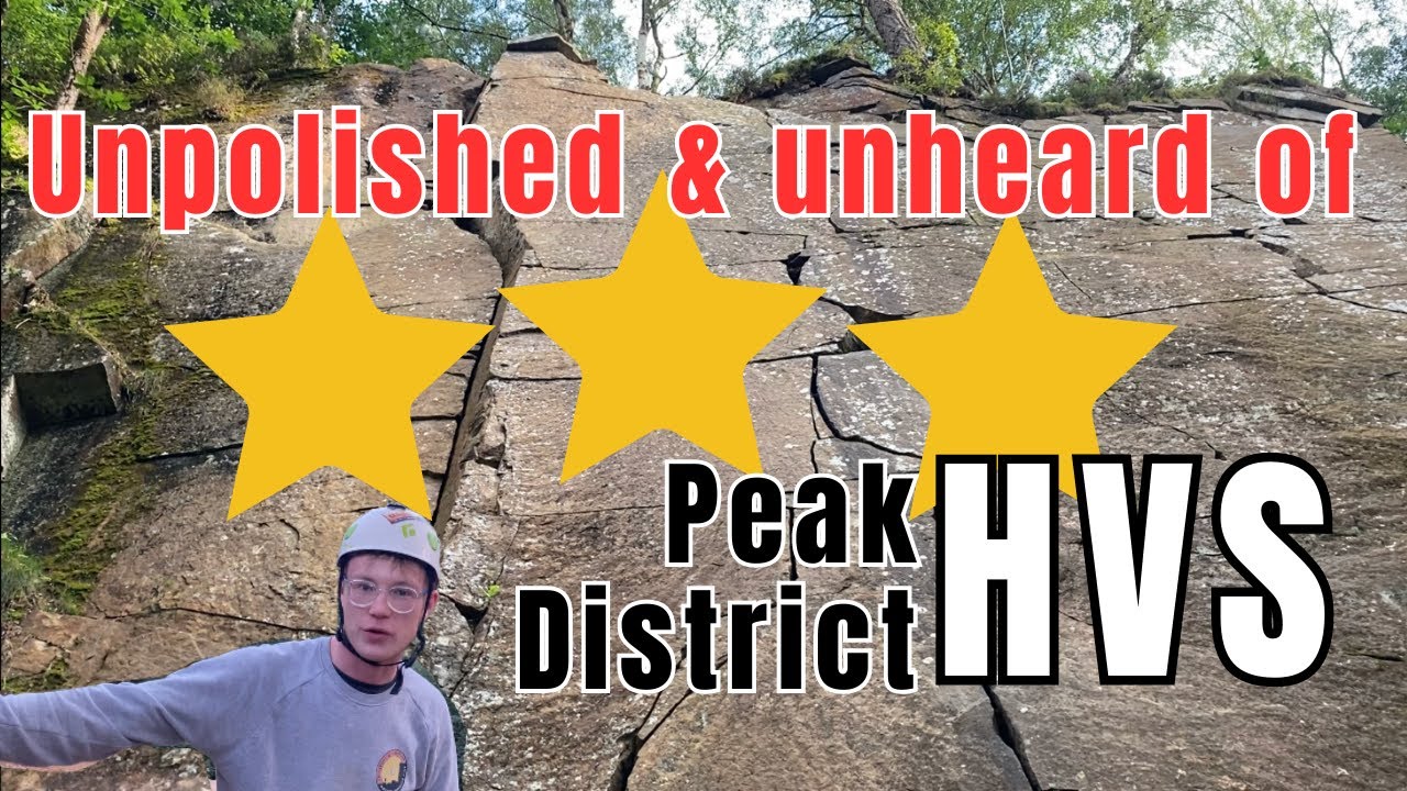 Climbing the Peak Districts latest must do HVS, Zapple Wall at Yarncliffe