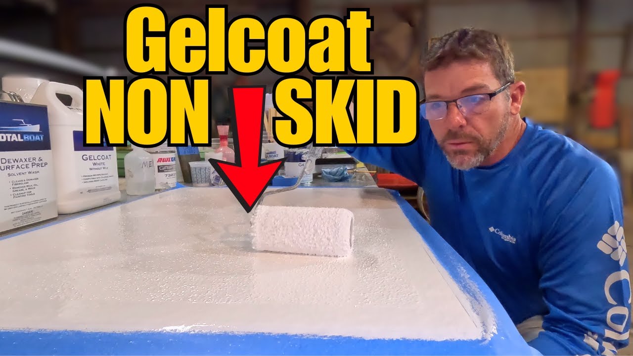 How to Apply Gelcoat NON SKID! (Pro Tips & Tricks)