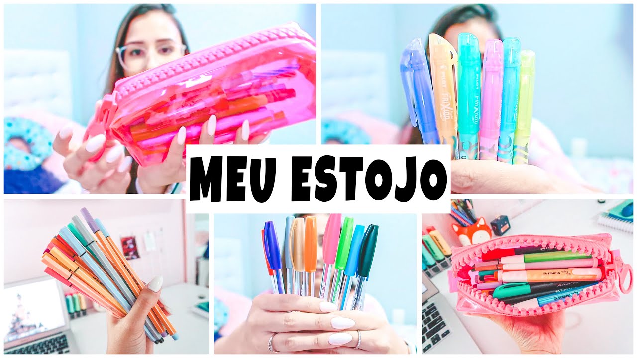 VOLTA ÀS AULAS 2020: O que eu vou levar no MEU ESTOJO (faculdade)
