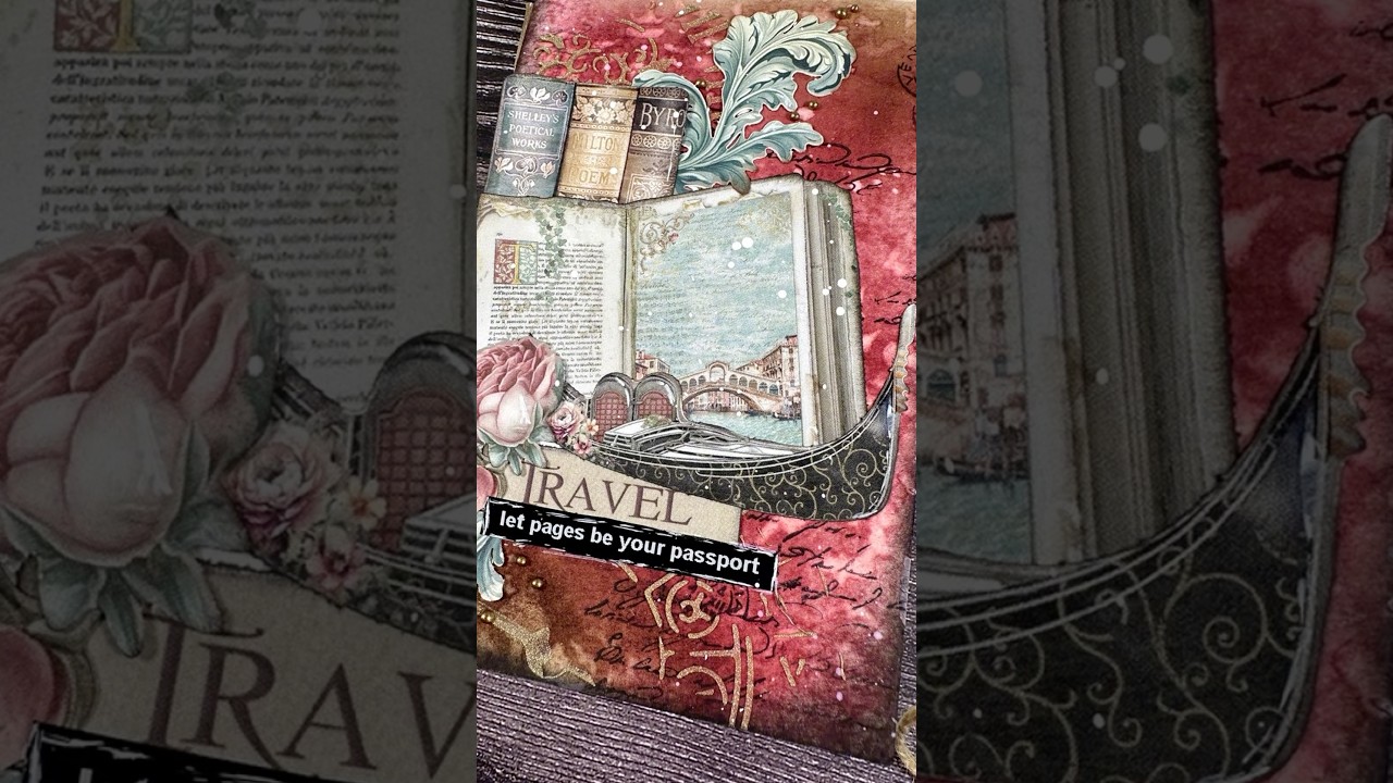 Start with direct inking - art journal inspiration