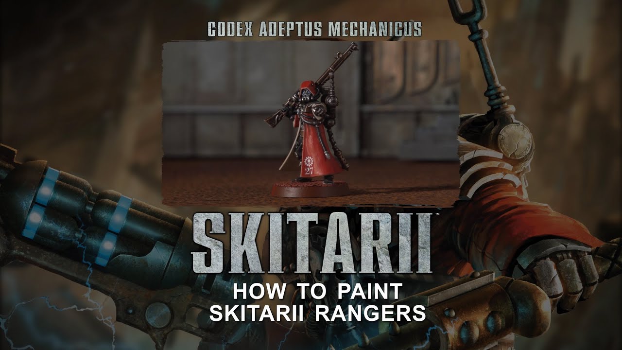 Warhammer 40,000 - How to paint Skitarii Rangers.