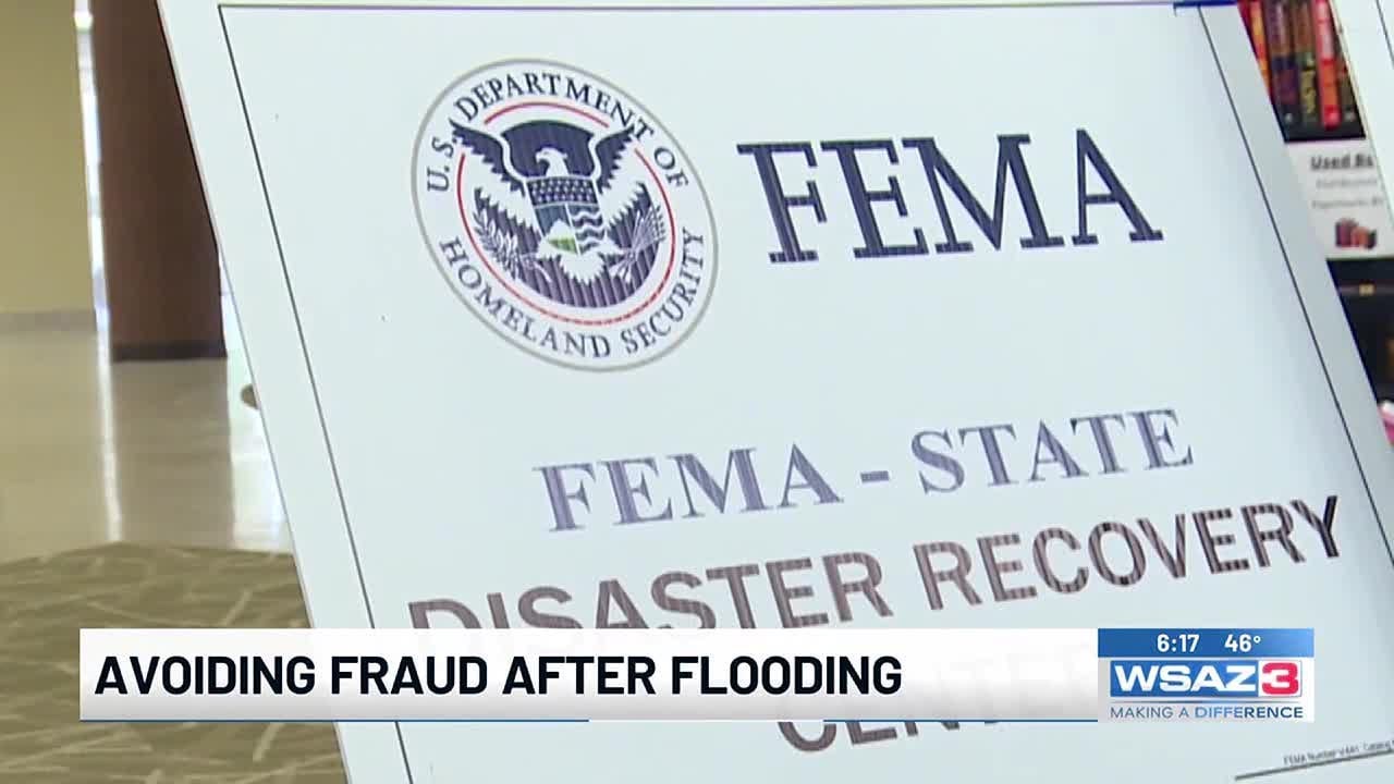 FEMA gives tips to avoid fraud schemes after flooding