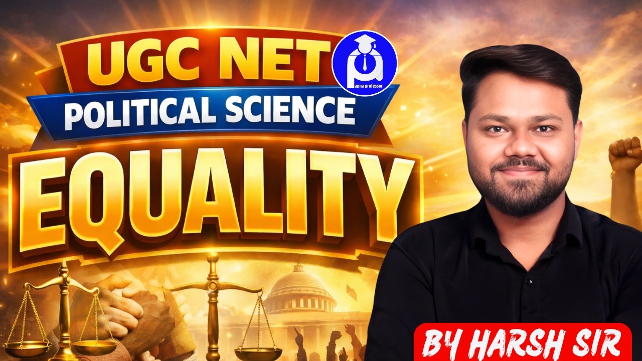 UGC NET Political Science | Equality || @DrLokeshBali