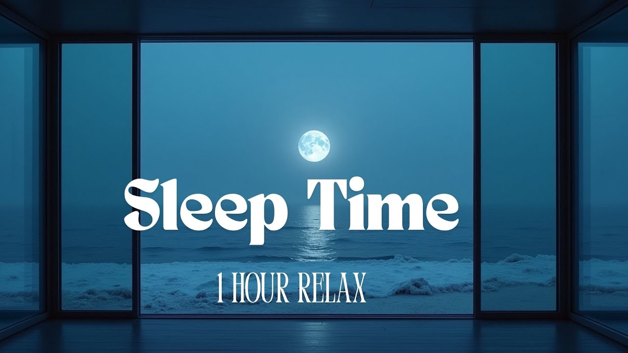 Deep Sleep Piano & Ocean Waves 🌙 1 Hour of Calm, Relaxation & Stress Relief