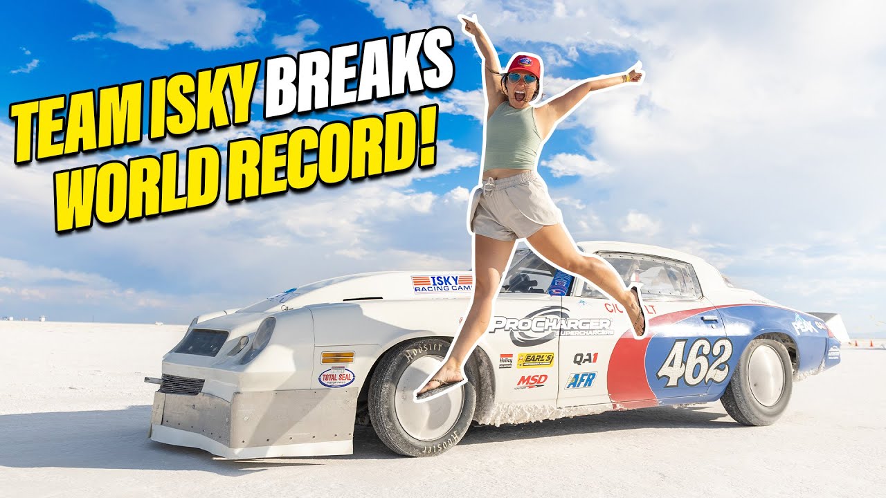 Alex Taylor Breaks Land Speed World Record, 236 MPH❗️ - Team Isky Bonneville Speed Week 2024
