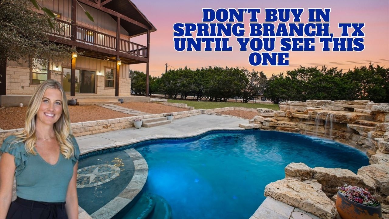 STUNNING 3-ACRE PROPERTY WITH POOL TOUR SPRING BRANCH TEXAS | $650K+ HOME