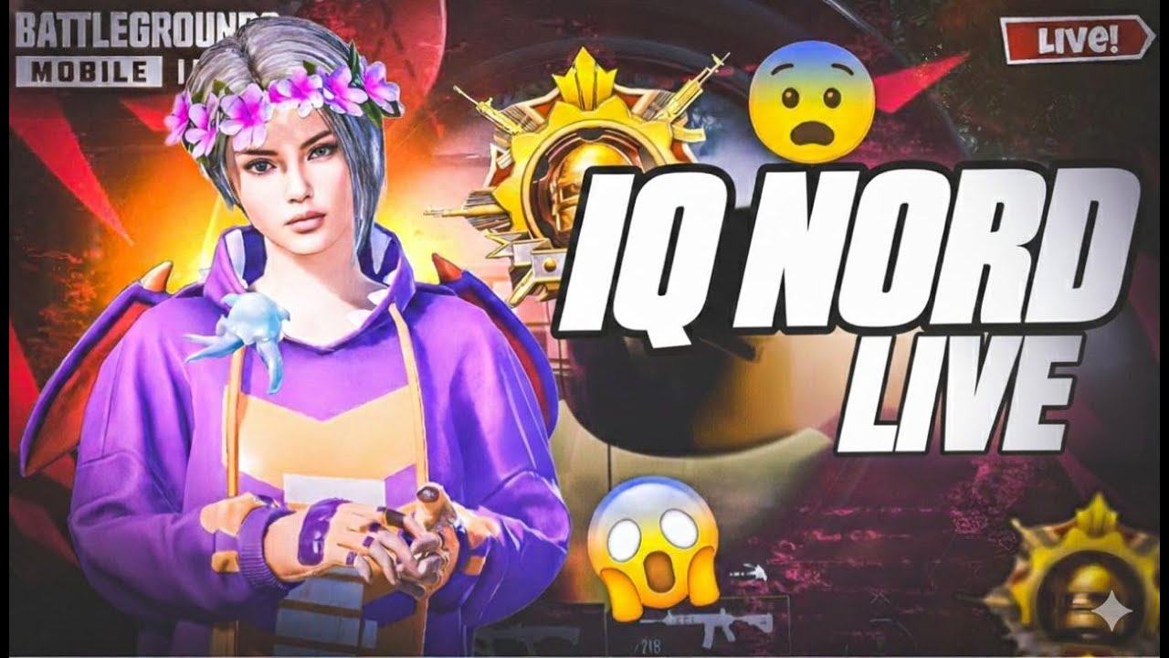 IQ NORD LIVE 🔥BGMI 4.2 UPADATE LIVE ☠️ PUBG MOBILE | BGMI LIVE