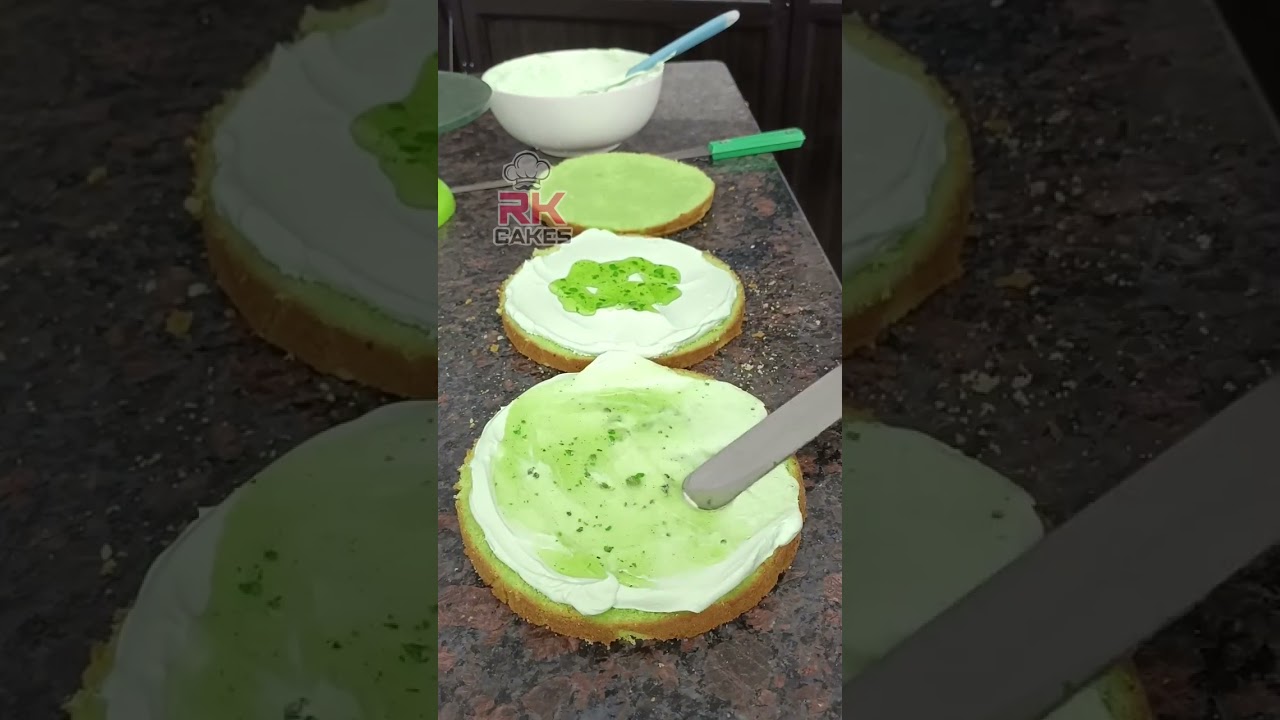 green forest cake
