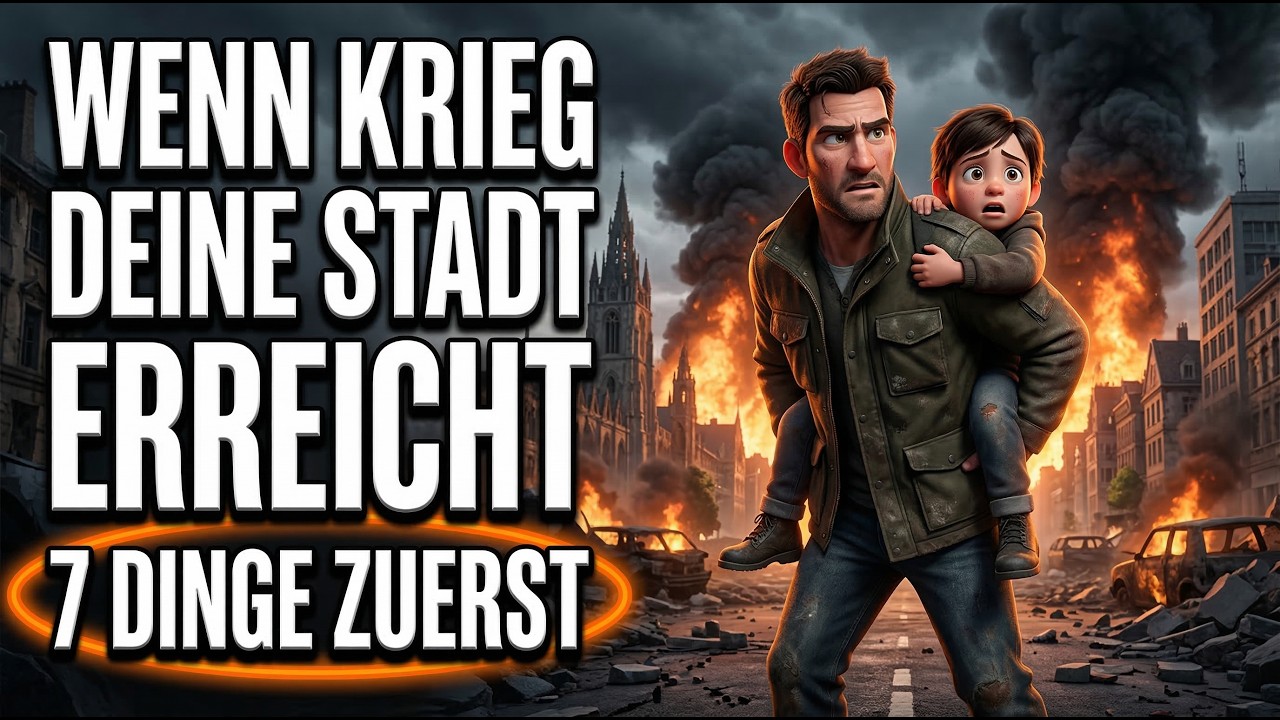 Wenn Krieg deine Stadt erreicht und du Kinder hast — Tu DIESE 7 Dinge zuerst