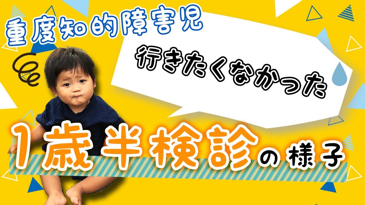 【重度知的障害児】行きたくなかった一歳半検診の様子