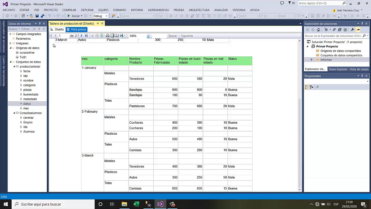 Tutorial de SQL SERVER REPORTING SERVICES (SSRS) Parte 6 -Agrupamientos Colapsos