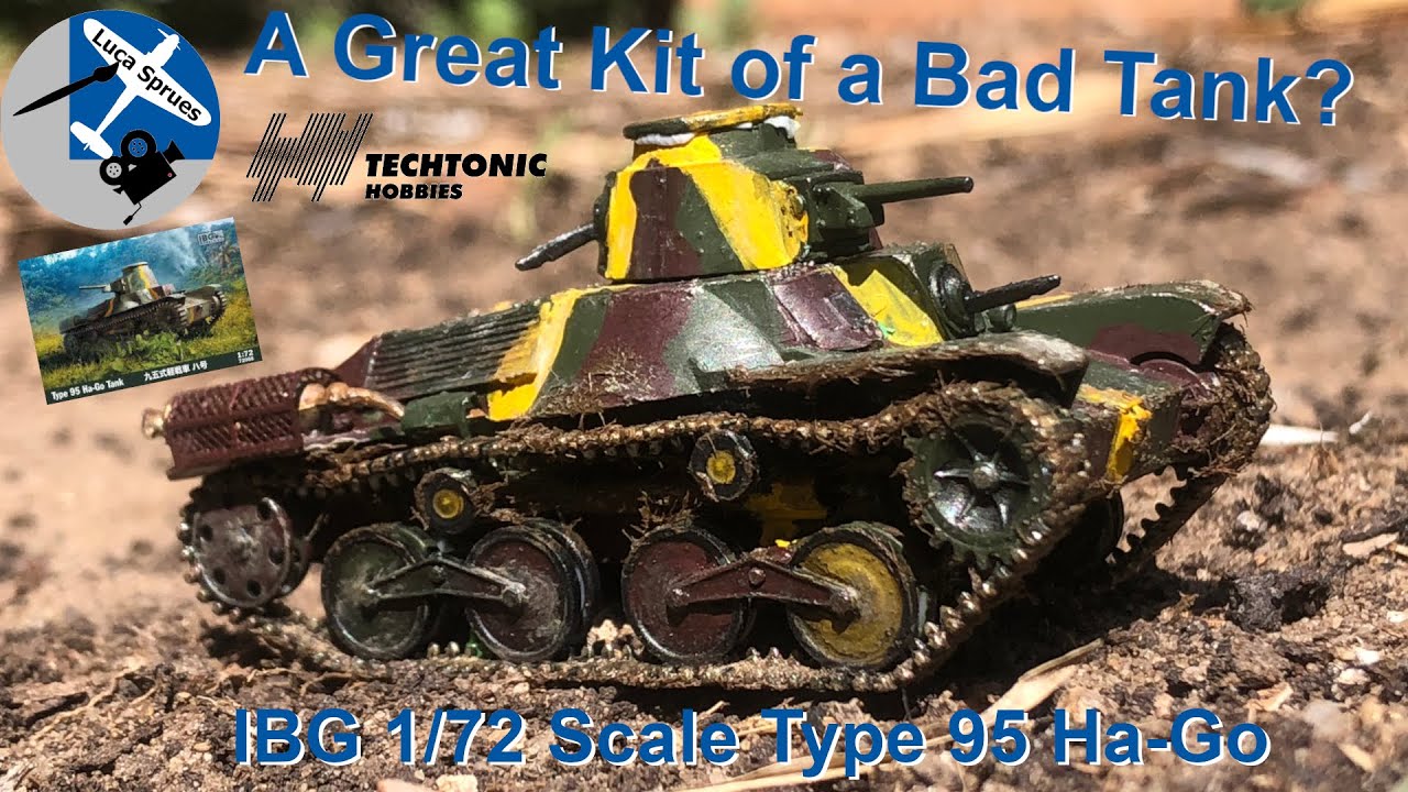 IBG 1/72 Scale Type 95 Ha-Go Japanese Light Tank, Build and Review