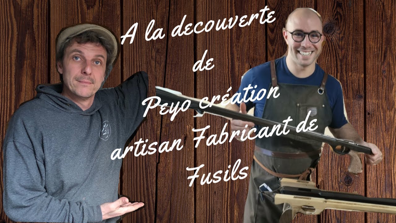 visite chez Peyo création , Artisan Fabricant de fusils/harpon en bois