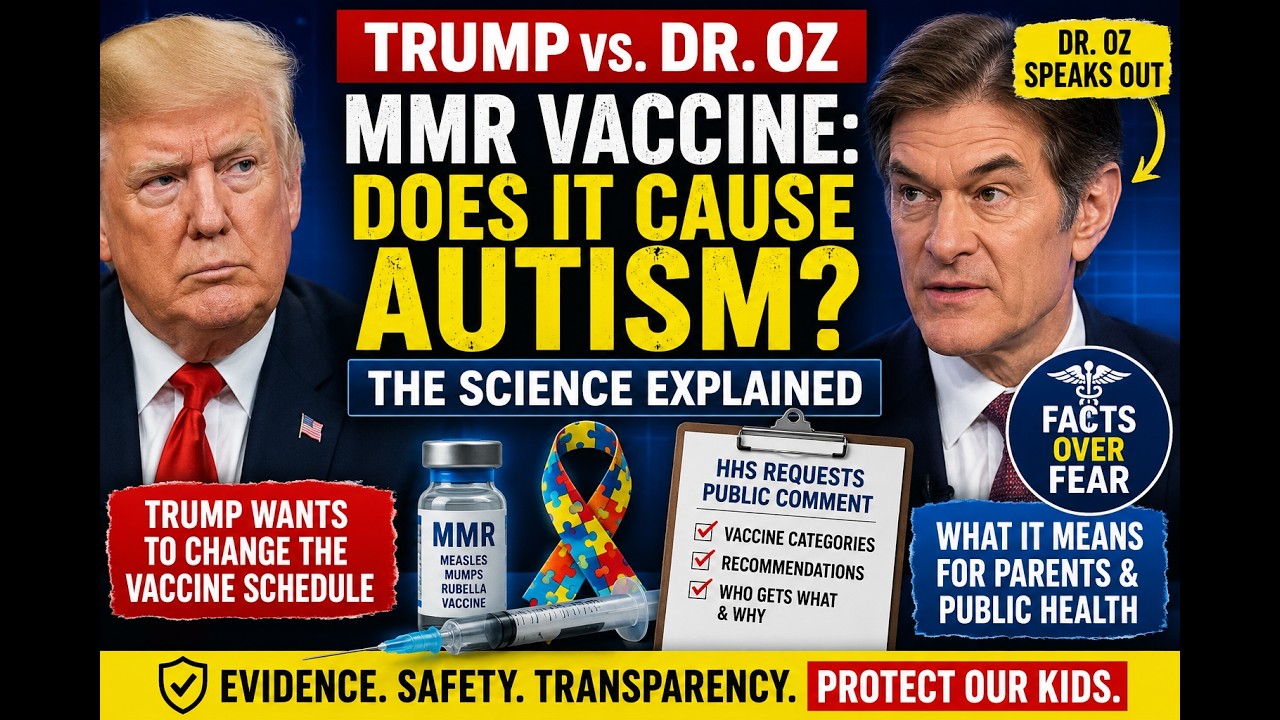 Trump vs. Dr. Oz On The MMR Vaccine:  Does It Cause Autism?  The Science Explained