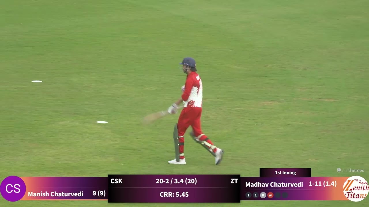 MCP Jord Cup 2025 26 : Chaturvedi Super Kings Vs Zenith Titans 14th Dec 2025