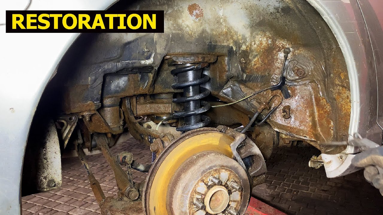Restoration Rusty Car Bottom Body  - Toyota Avensis 2006