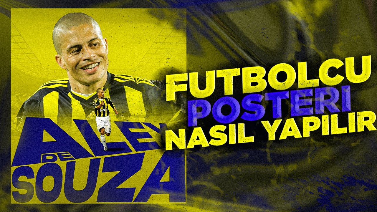 Futbolcu Tasarımı Nasıl Yapılır | Futbolcu Posteri Nasıl Yapılır (Photoshop)