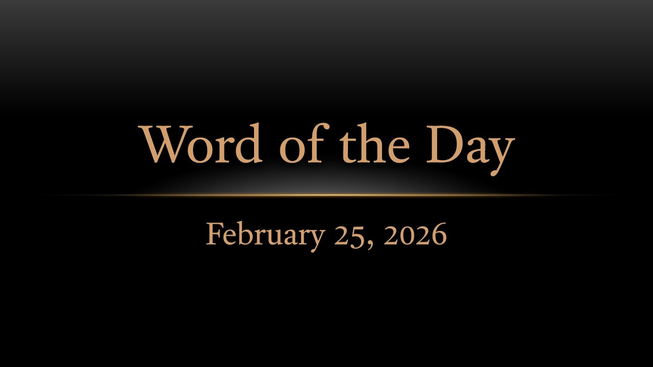 TURFJC Word of the Day for February 25, 2026: Matthew 26:41