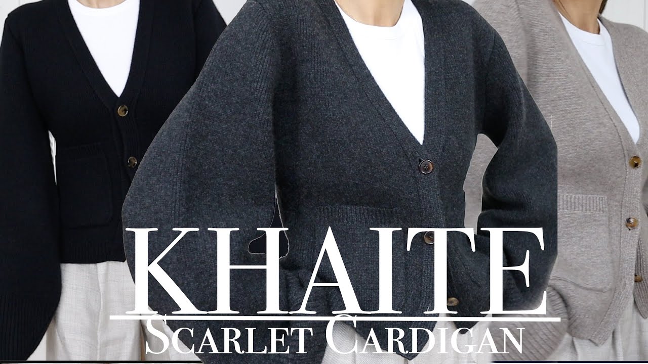 Khaite Scarlet Cardigan | Sizing & Colours | Styling Inspirations
