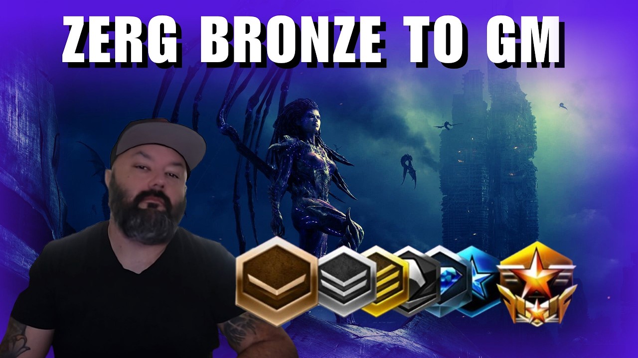 Starcraft 2: From Bronze to Master | No Microphone or Commentary Gameplay | Dad Stream for the win