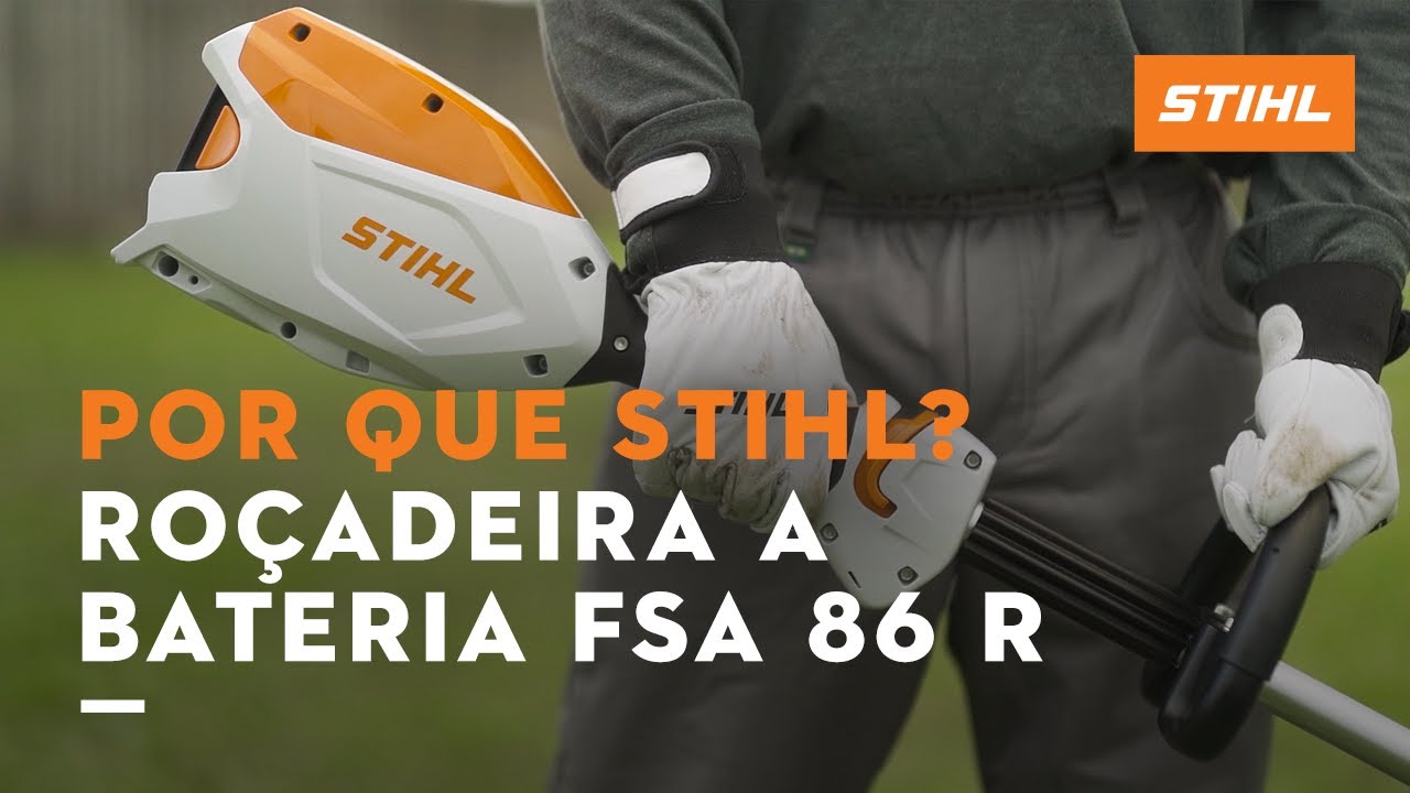NOVA ROÇADEIRA A BATERIA FSA 86 R | Por que escolher STIHL?
