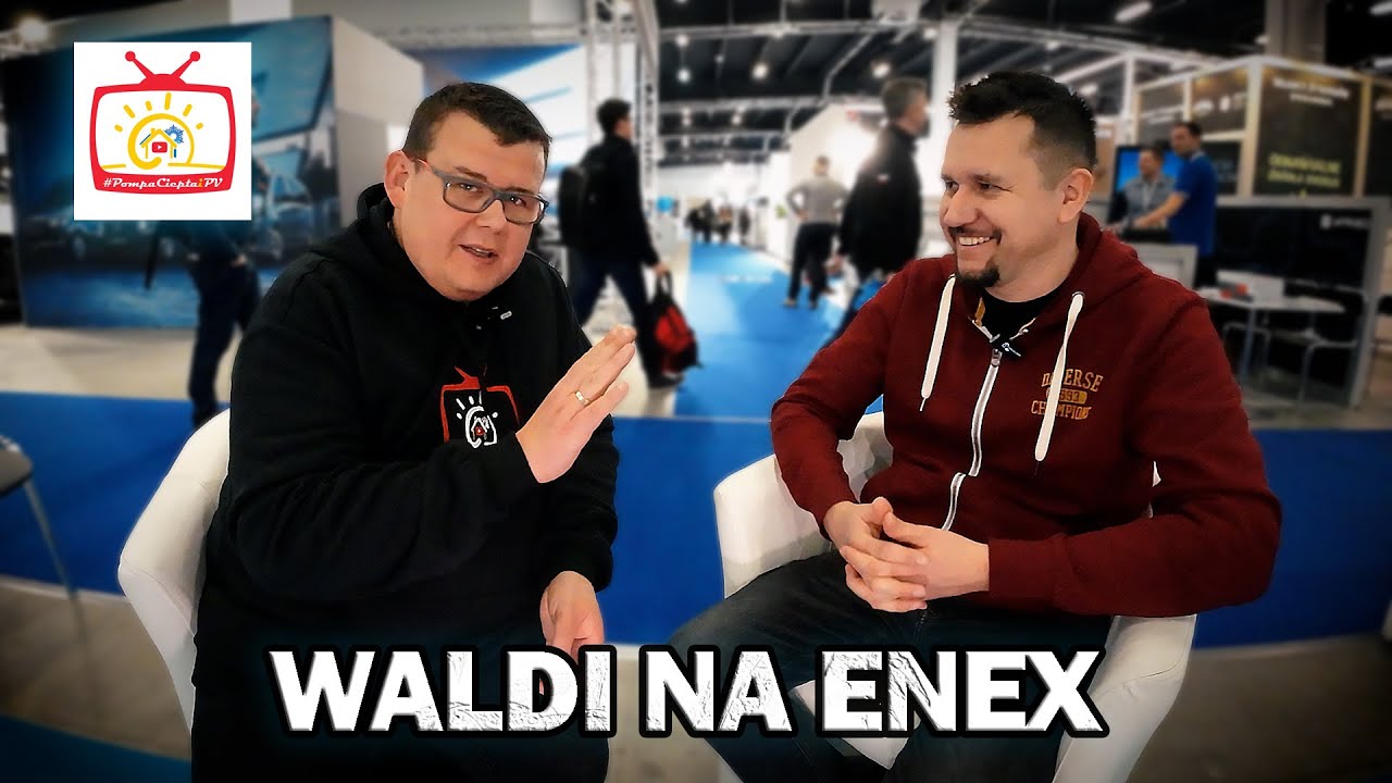 Waldi z @PompaCiepłaiPV  - luźna rozmowa na targach ENEX w Kielcach
