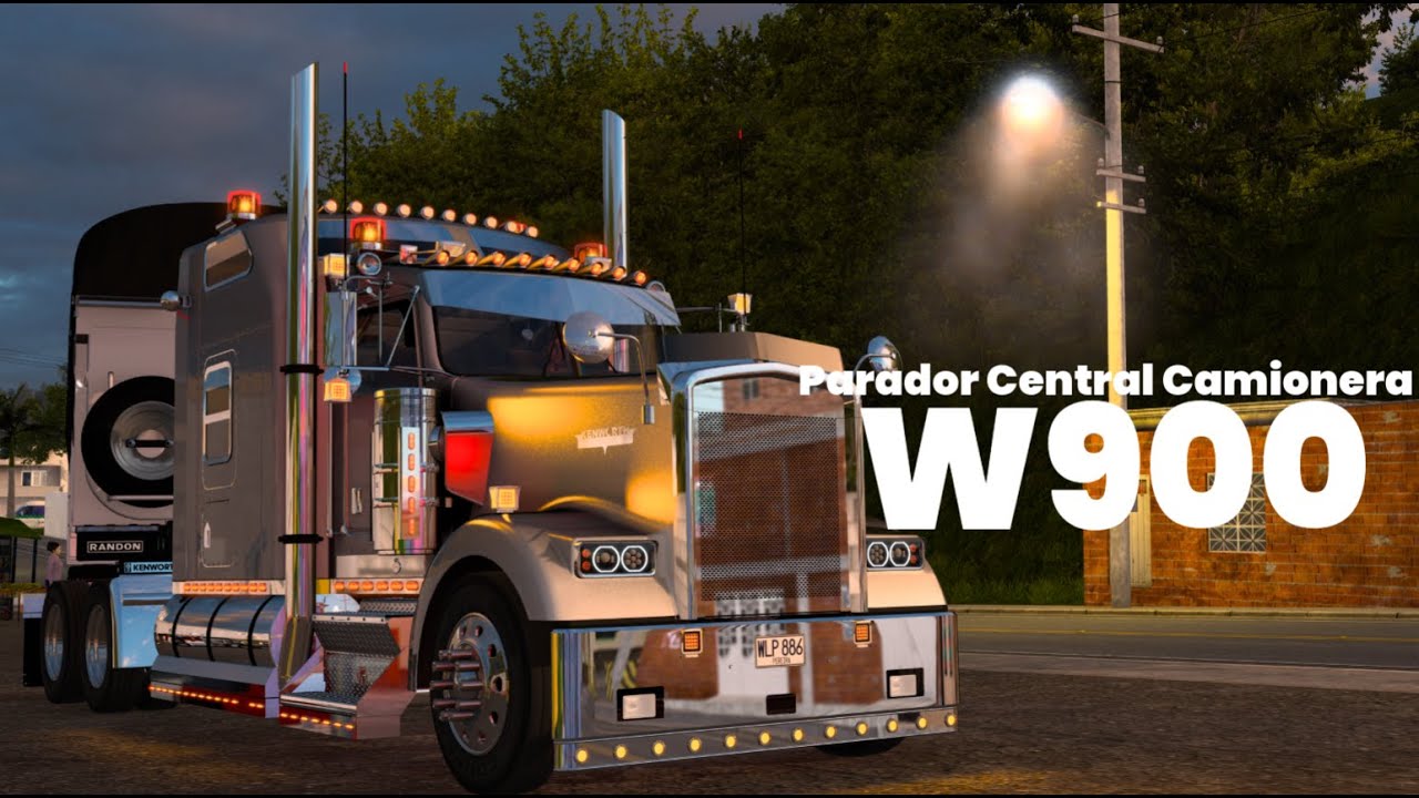 4K 😎✌️Kenworth W900L - Cristian C. Design  😉 Colombia Real Map.