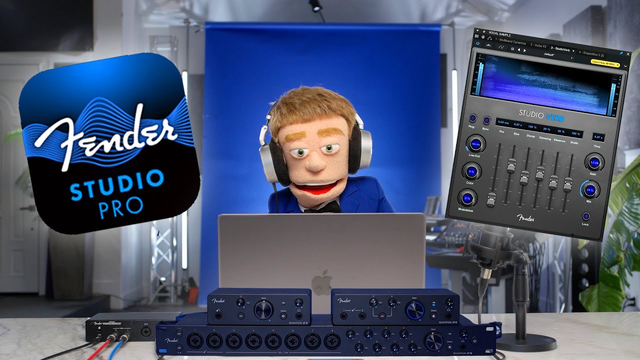 Fender Reveals new DAW!? 🔥 Studio Pro 8 🎧 Quantum LT Audio Interface Review