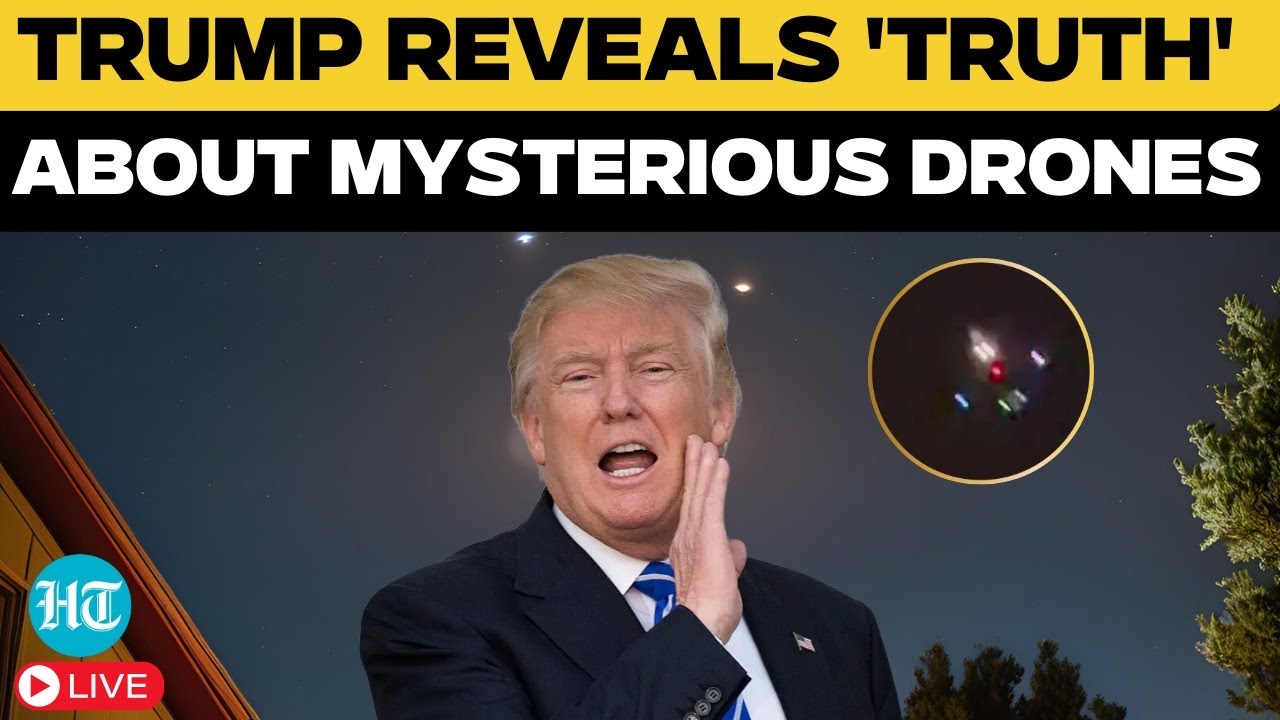 LIVE | Trump Drops Bombshell On Mysterious Drone Sightings Asks US Military To Tell The Truth | UFO