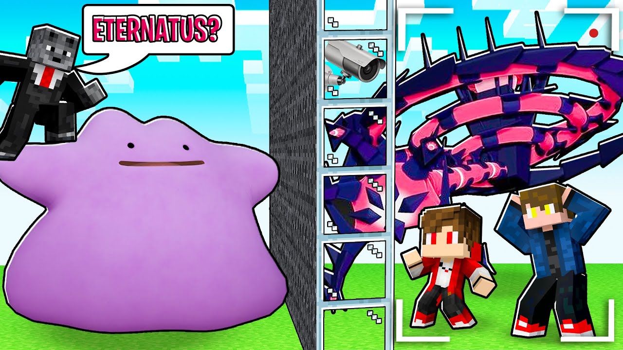 TROLLEI meus AMIGOS DESCOBRINDO os POKEMON SHINYS SECRETO com CÂMERAS no MINECRAFT