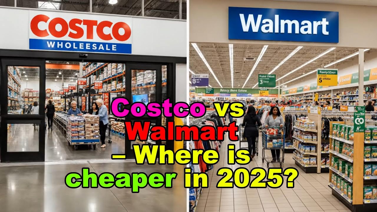 Costco vs Walmart: Where Is the Real Cheapest Price in 2025?#costco #walmart #USPrices#GroceryPrices