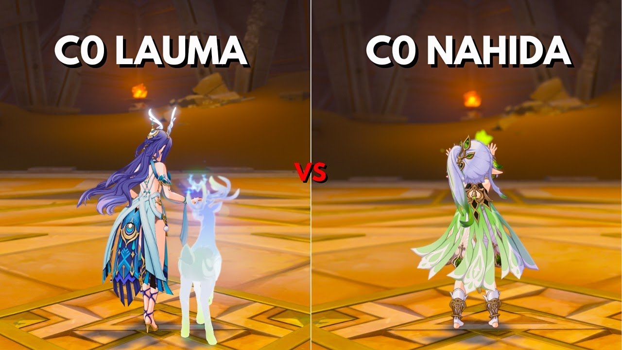 C0 Lauma Worth It?? F2P Lauma VS Nahida [Genshin Impact]