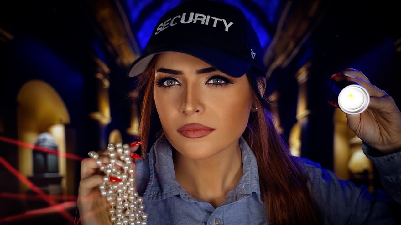 [ASMR] Ночной охранник в музее застаёт ВАС за кражей 💎 Нежно удерживает вас