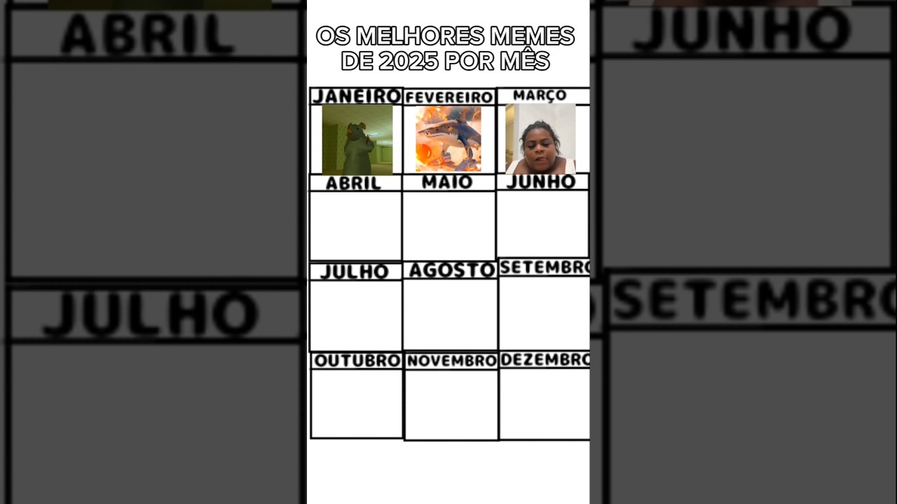 OS MELHORES MEMES DE 2025 POR M&Ecirc;S #memes #naoflopa #fypviralシ #tending