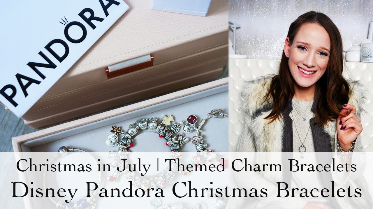 Christmas in July | Disney Christmas T-Bar Pandora Bracelet & Christmas Pandora Bracelet