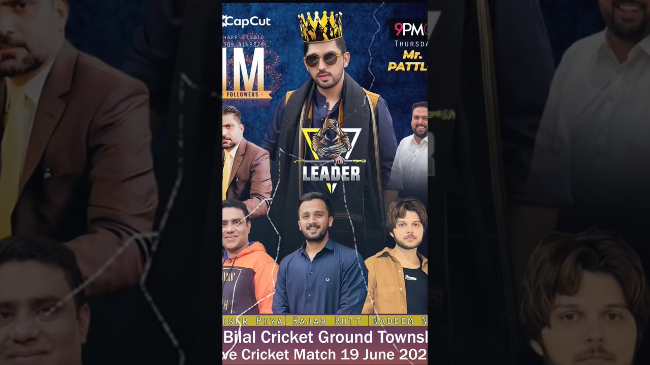 Mr. patlo, Rajab Butt and many other cricket match
