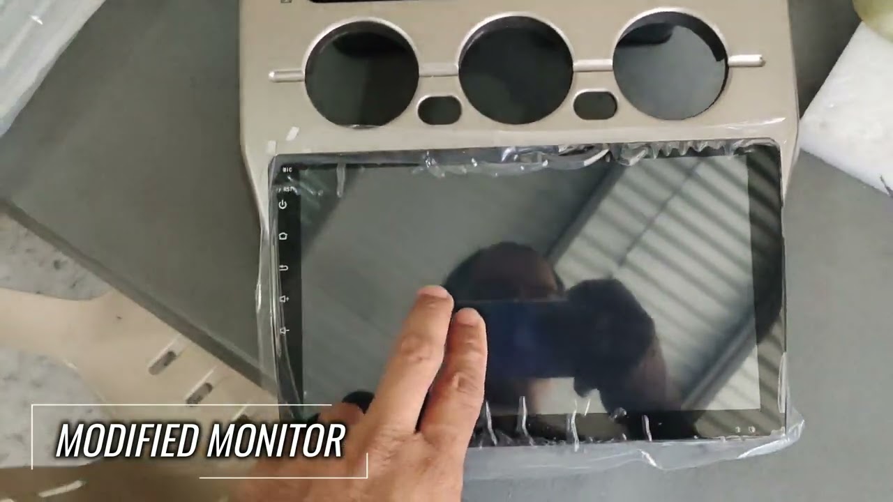 Installed 10 inches Modified Android Head Monitor for MITSUBISHI ADVENTURE