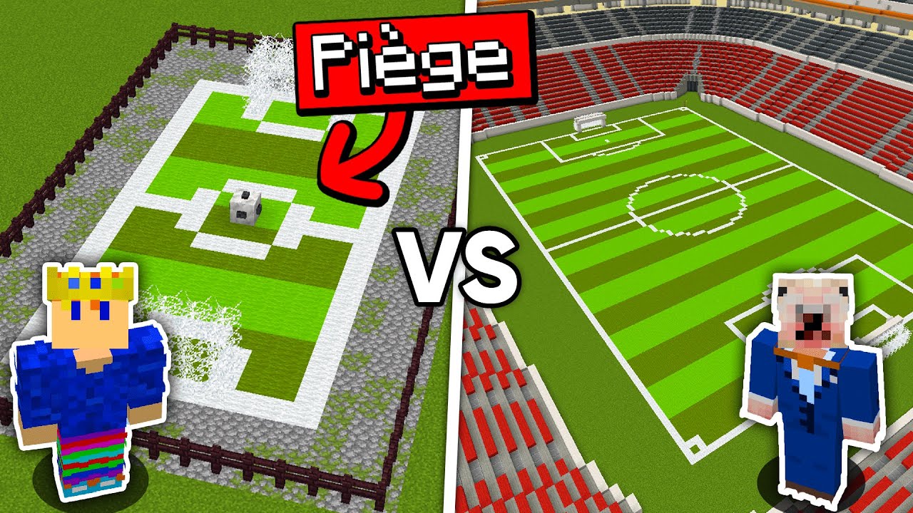 Celui qui Construit le Meilleur Stade de Foot Piégé Gagne !