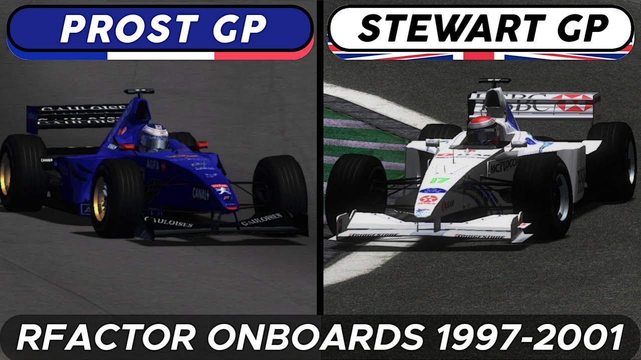 Stewart GP & Prost GP | rFactor Evolution | 1997-2001 OnBoards