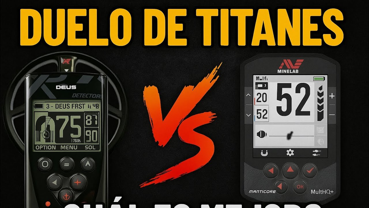 🔥XP Deus II vs Minelab Manticore🔥 | Comparativa técnica completa de detectores de metales