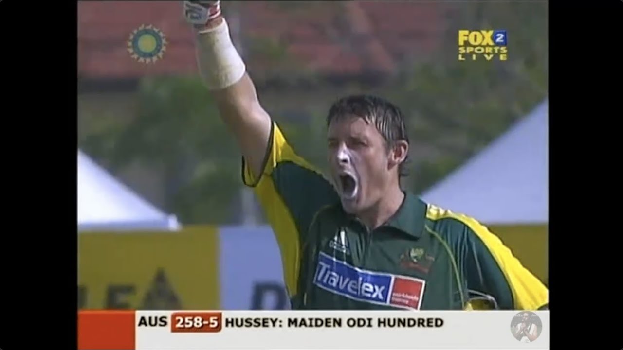 Michael Hussey's Delicate 109* as Australian CAPTAIN vs West Indies | 4th Match 2006 DLF Cup