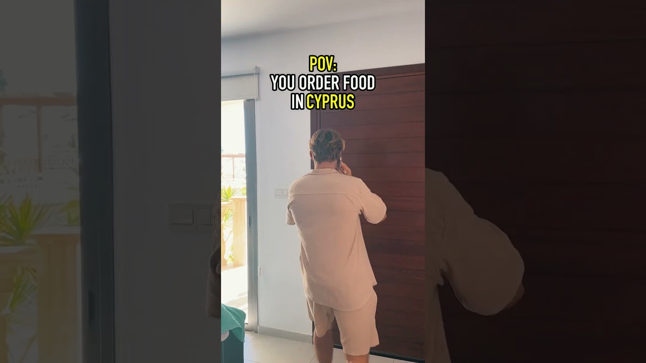 Food delivery in Cyprus🇨🇾😂